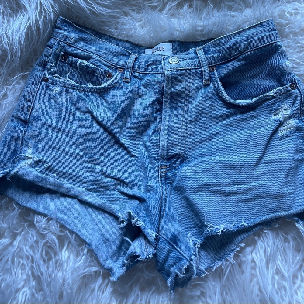 Agolde denim shorts